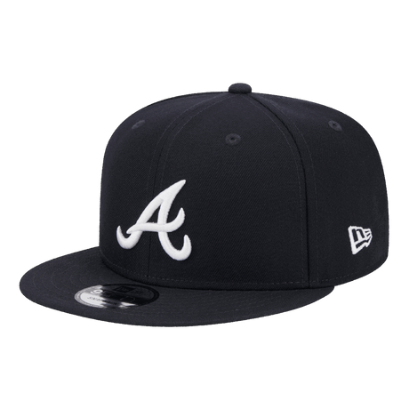 Atlanta Braves Road New Era Navy 9FIFTY Adjustable Snapback Hat