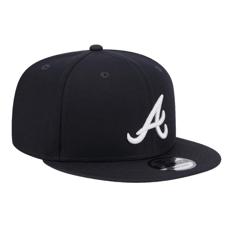 Atlanta Braves Road New Era Navy 9FIFTY Adjustable Snapback Hat