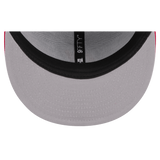 Atlanta Braves Cooperstown Collection New Era Royal/Red 9FIFTY Adjustable Snapback Hat
