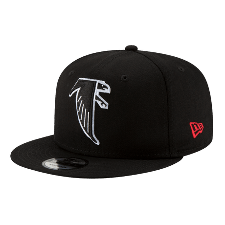 Atlanta Falcons Basic New Era Black 9FIFTY Adjustable Snapback Hat