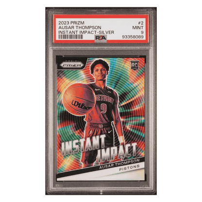 Ausar Thompson PSA 9 2023 Panini Prizm Instant Impact Silver Rookie RC Card #2