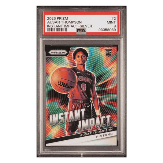 Ausar Thompson PSA 9 2023 Panini Prizm Instant Impact Silver Rookie RC Card #2
