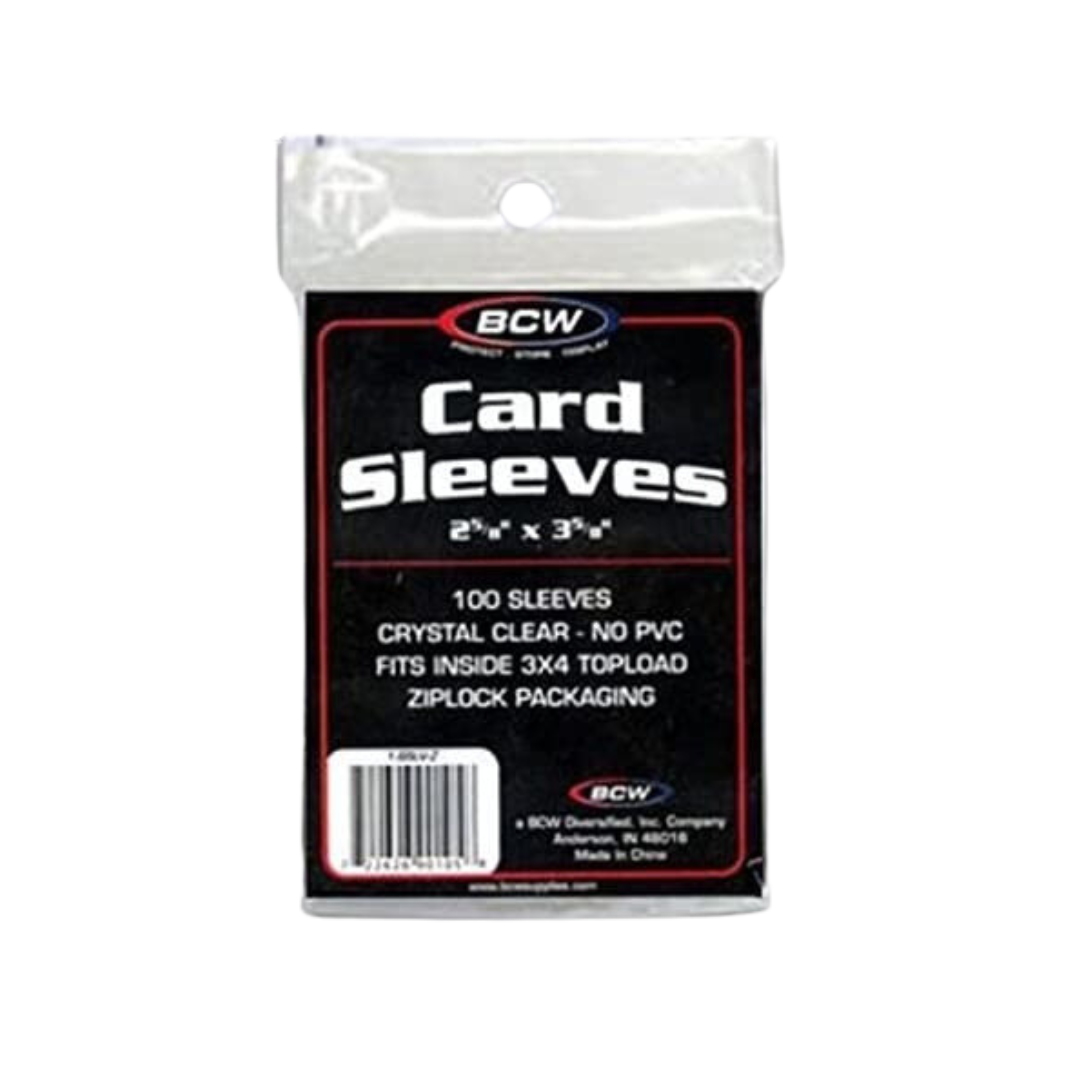 BCW Trading Card Penny Sleeves - Standard 2 5/8" x 3 5/8" - 100ct