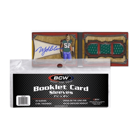 BCW Booklet Card Sleeves - 50 Count