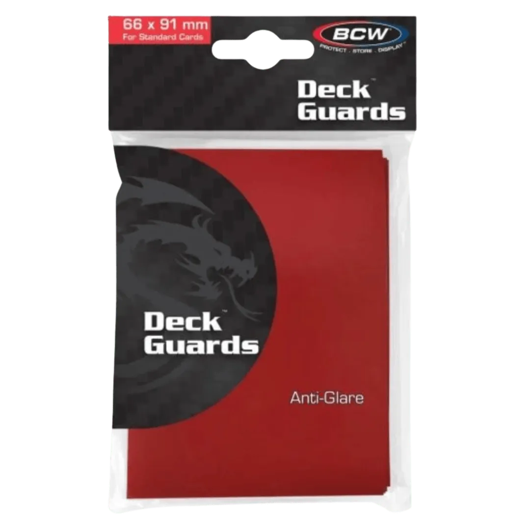 BCW Deck Guard - Double Matte - Pick Your Color - 50 Sleeves Per Pack