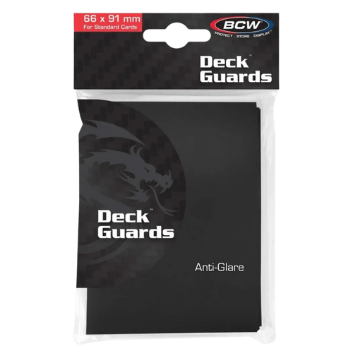 BCW Deck Guard - Double Matte - Pick Your Color - 50 Sleeves Per Pack