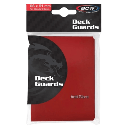 BCW Deck Guard - Double Matte - Pick Your Color - 50 Sleeves Per Pack