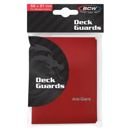 BCW Deck Guard - Double Matte - Pick Your Color - 50 Sleeves Per Pack