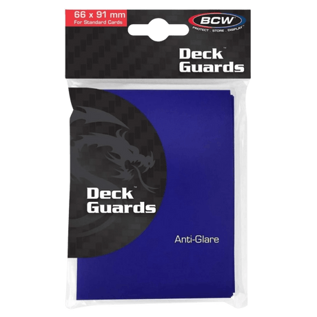 BCW Deck Guard - Double Matte - Pick Your Color - 50 Sleeves Per Pack