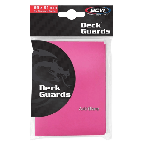 BCW Deck Guard - Double Matte - Pick Your Color - 50 Sleeves Per Pack
