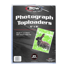 BCW Photograph Toploader 6"x8" - 25 Pack