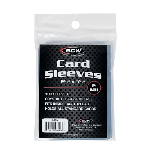 BCW Standard Card Sleeves - 100 Count