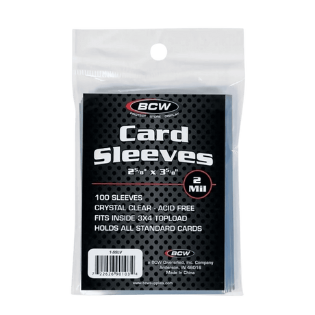BCW Standard Card Sleeves - 100 Count