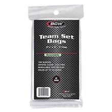 BCW Team Resealable 3 3/8" x 5" Bags - 100 Count