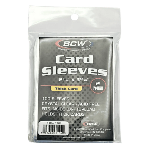 BCW Thick Card Sleeves - 100 Count