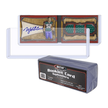 BCW Toploader Booklet Card Holder 7 3/8"x2 1/2" Standard - 10 Pack