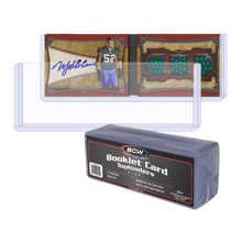 BCW Toploader Booklet Card Holder 7 3/8"x2 1/2" Standard - 10 Pack