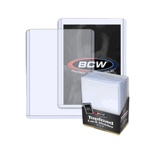 BCW Toploader Trading Card Holder 3"x4" - Various Sizes