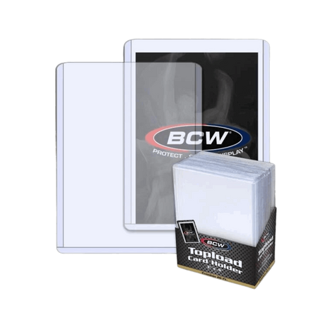 BCW Toploader Trading Card Holder 3"x4" - Various Sizes