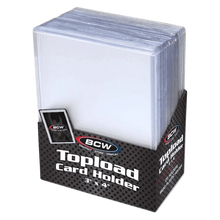 BCW Toploader Trading Card Holder 3"x4" Standard - 25 Pack