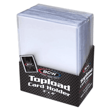 BCW Toploader Trading Card Holder 3"x4" Standard - 25 Pack