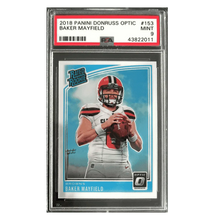 Baker Mayfield PSA 9 2018 Panini Donruss Optic Rated Rookie Card #153