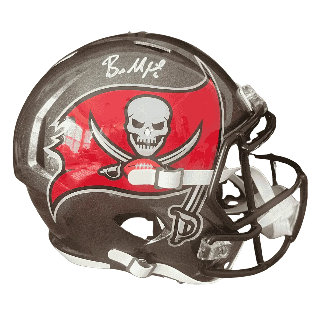 Baker Mayfield Tampa Bay Buccaneers Autographed Full Size Replica Helmet - Beckett COA
