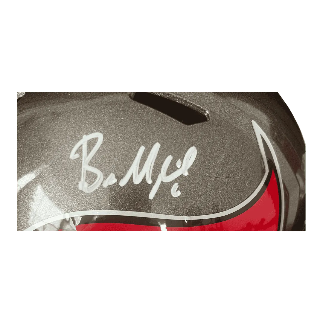 Baker Mayfield Tampa Bay Buccaneers Autographed Full Size Replica Helmet - Beckett COA