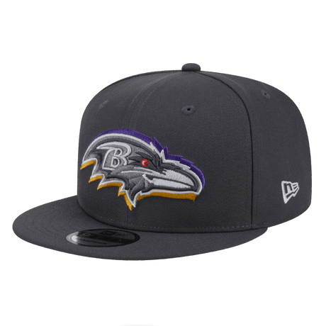 Baltimore Ravens 2024 NFL Draft New Era Grey 9FIFTY Adjustable Snapback Hat