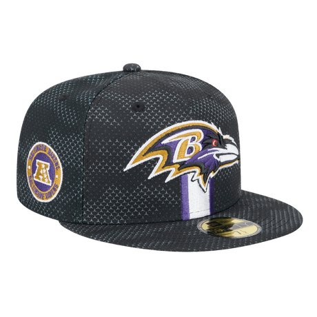 Baltimore Ravens 2024 Sideline New Era Black 59FIFTY Fitted Hat