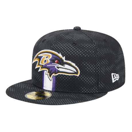 Baltimore Ravens 2024 Sideline New Era Black 59FIFTY Fitted Hat