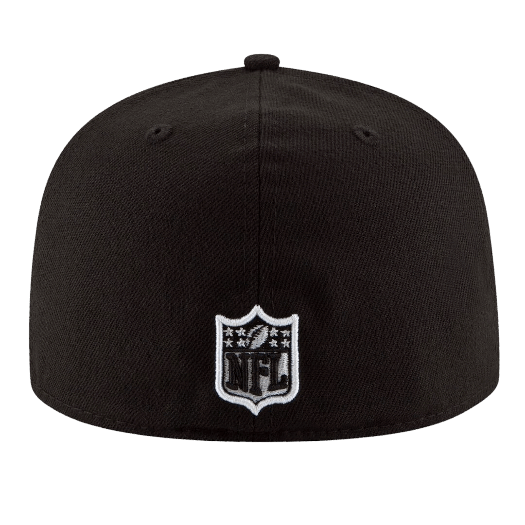 Baltimore Ravens Black & White Logo New Era 59FIFTY Fitted Hat