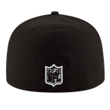 Baltimore Ravens Black & White Logo New Era 59FIFTY Fitted Hat