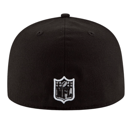 Baltimore Ravens Black & White Logo New Era 59FIFTY Fitted Hat