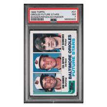 Baltimore Orioles Future Stars PSA 7 1982 Topps Bonner/ Ripken/ Schneider Card #21