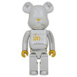 Bearbrick "20th Anniversary Gold & Silver Chrome" 1000%