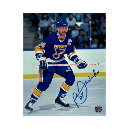 Bernie Federko St Louis Blues Autographed 8x10 - Fan Cave COA