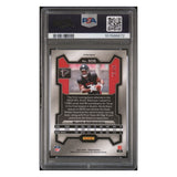 Bijan Robinson PSA 9 2023 Panini Prizm Blue Sparkle Rookie RC #d/ 96 Card #305