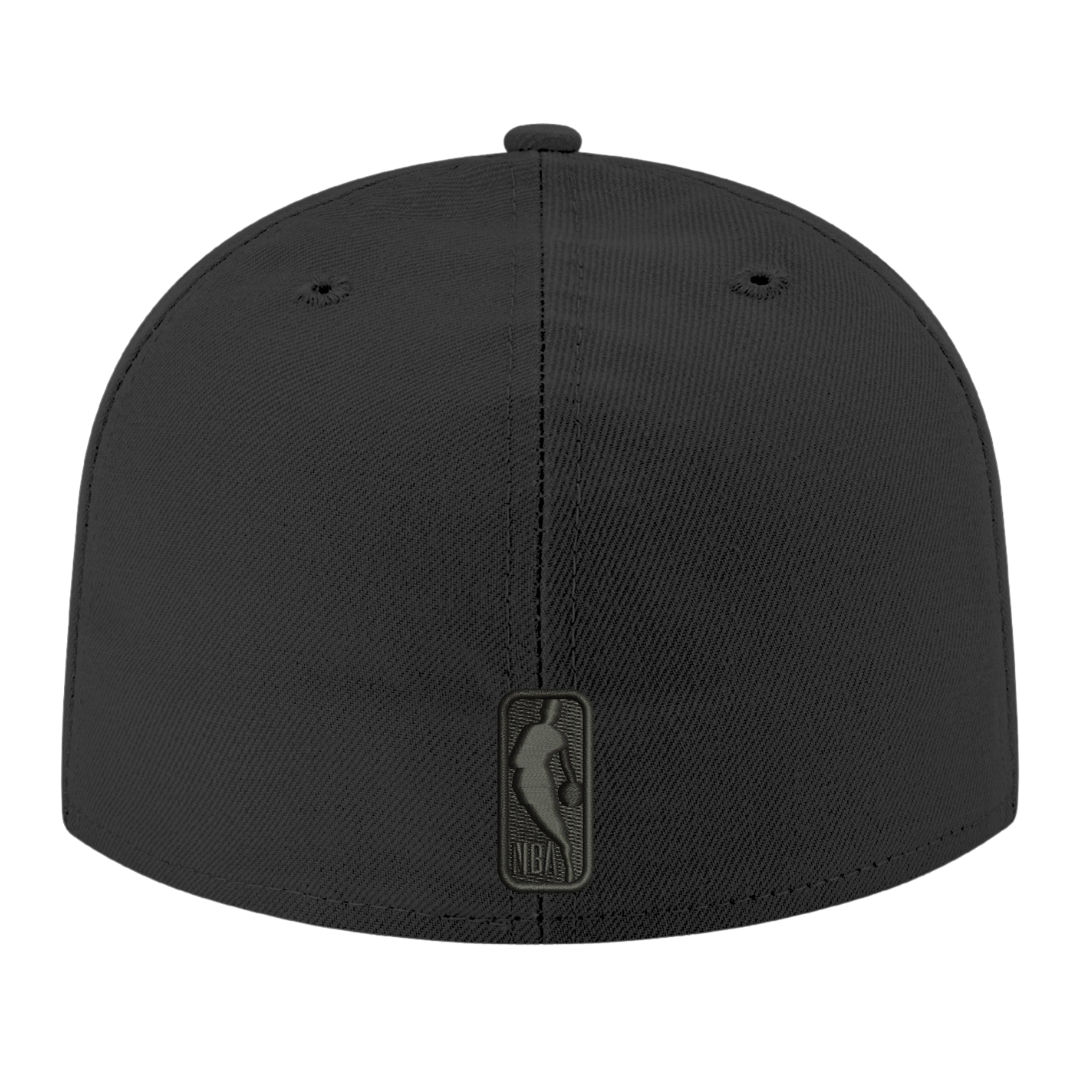 Miami Heat Black On Black 59FIFTY Fitted Hat