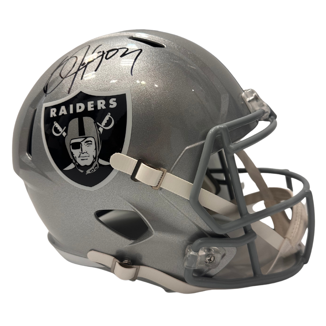 Bo Jackson Las Vegas Raiders Autographed Full Size Speed Rep Helmet - Beckett COA