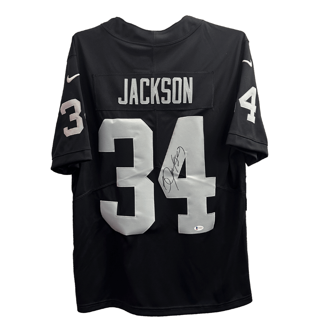Bo Jackson Oakland Raiders Autographed Nike On Field Jersey - Beckett COA