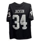 Bo Jackson Oakland Raiders Autographed Nike On Field Jersey - Beckett COA