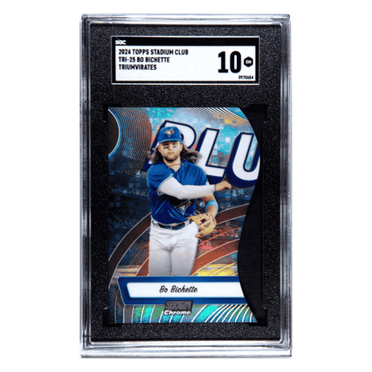 Bo Bichette SGC 10 2024 Topps Stadium Club Triumvirates Card #TRI-25