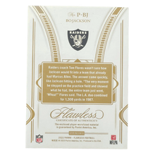 Bo Jackson 2022 Panini Flawless Patch #d /20 Card #P-BJ