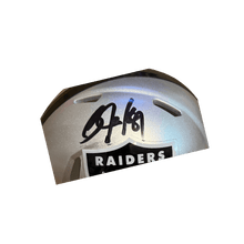 Bo Jackson Oakland Raiders Autographed Mini Speed Replica Helmet - Beckett COA