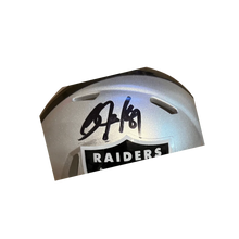 Bo Jackson Oakland Raiders Autographed Mini Speed Replica Helmet - Beckett COA