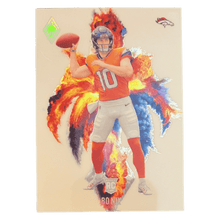 Bo Nix 2024 Panini Phoenix Color Blast Rookie RC Case Hit SSP Card #CB-BNX