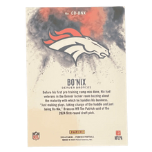Bo Nix 2024 Panini Phoenix Color Blast Rookie RC Case Hit SSP Card #CB-BNX