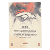 Bo Nix 2024 Panini Phoenix Color Blast Rookie RC Case Hit SSP Card #CB-BNX
