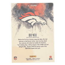 Bo Nix 2024 Panini Phoenix Color Blast Rookie RC Case Hit SSP Card #CB-BNX